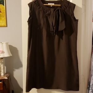 Beautiful brown detailed shift dress